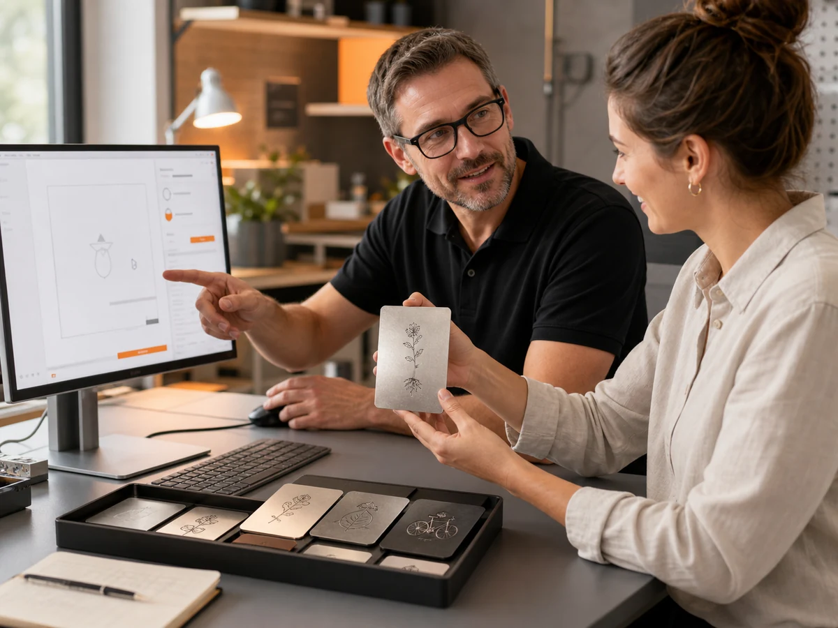 ILLUMEX technical specialist guiding a customer through a focused workflow