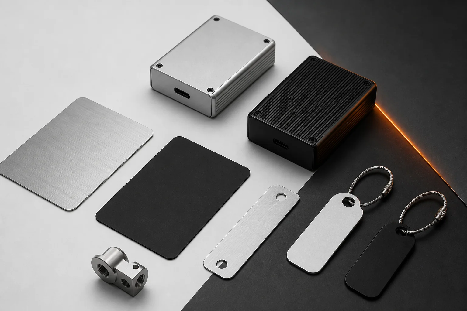 Aluminum products prepared for laser marking